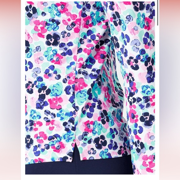 NWT SolTek San Soleil Lux Long Sleeve Print Mock - Jungle - Smal - Picture 5 of 12